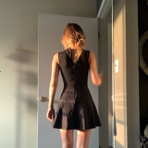 Theory Black Skater Dress